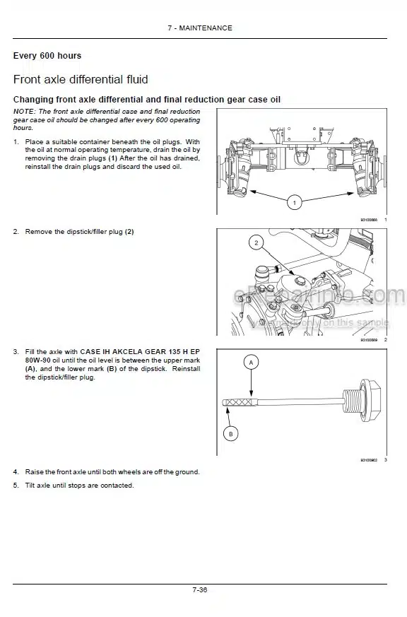 Photo 2 - Case IH Farmall 30A 35A Operators Manual Compact Tractor 47880010