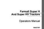 Photo 4 - Case IH Farmall Super H Super HV Operators Manual Tractor 1004373R1