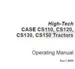 Photo 5 - Case IH High Tech CS110 CS120 CS130 CS150 Operating Manual Tractor