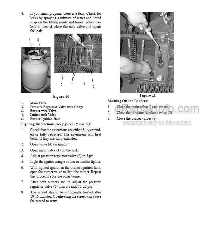 Photo 10 - Gehl 1648 Operators Manual Asphalt Paver
