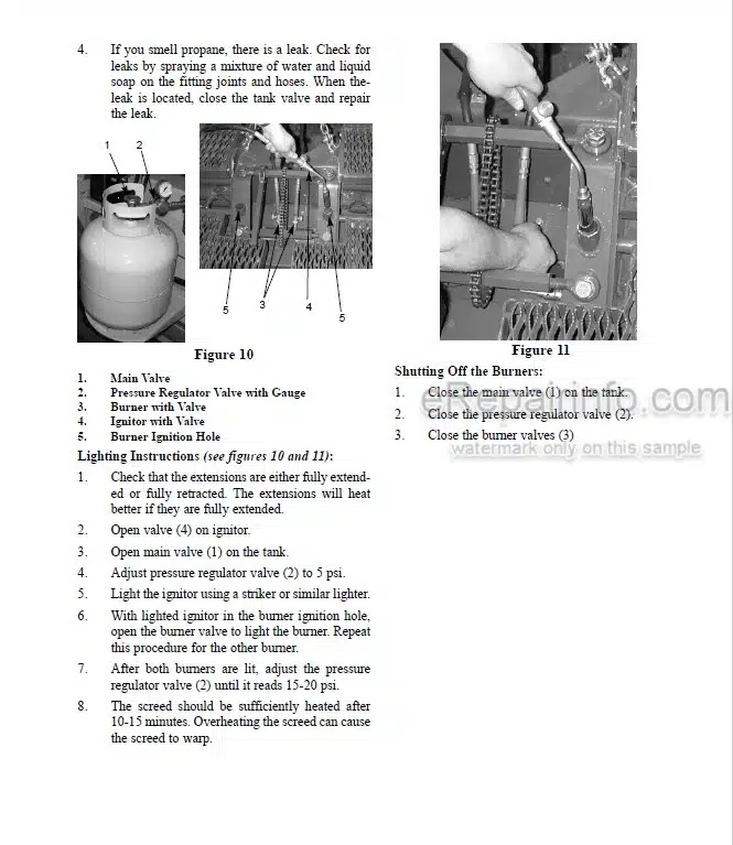 Photo 2 - Gehl 1648 Operators Manual Asphalt Paver