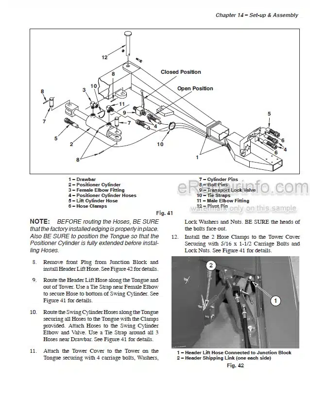 Photo 3 - Gehl 2345 2365 Operators Manual Disc Mower Conditioner