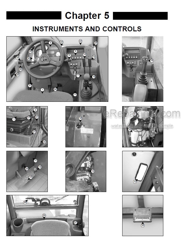 Photo 6 - Gehl CT5-16 Turbo Operators Manual Telescopic Handler