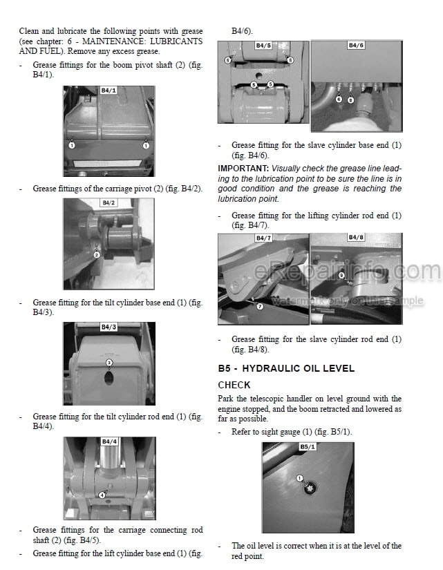 Photo 3 - Gehl CT7-23 Turbo Operators Manual Telescopic Handler SN 245989