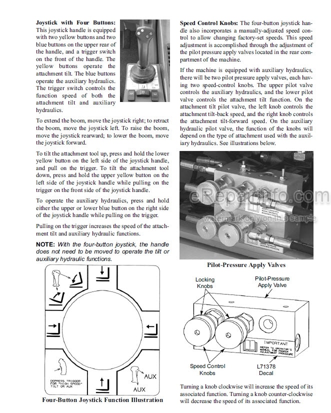 Photo 8 - Gehl DL7 DL9 DL11 DL12 Dynalift Operators Manual Telescopic Handler