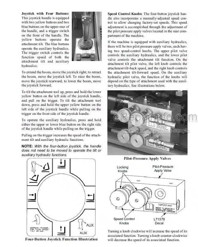 Photo 1 - Gehl DL7 DL9 DL11 DL12 Dynalift Operators Manual Telescopic Handler