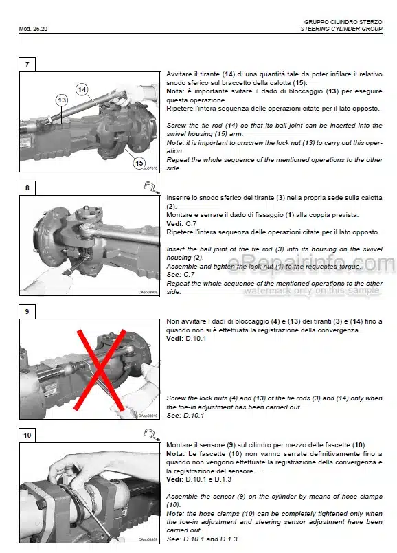 Photo 9 - Manitou Carraro Type 26.20 Repair Manual Axle