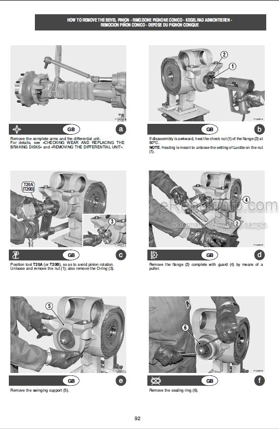 Photo 6 - Manitou Dana Type 416-100 Repair Manual Axle