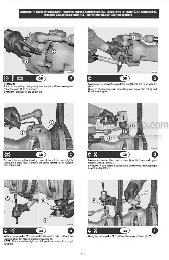 Photo 6 - Manitou Helical L20 Series Repair Manual Rotary Actuator