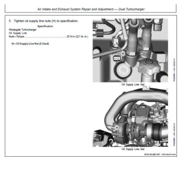 Photo 10 - Manitou John Deere Power Tech 4045 PWL-PSS Stage 4 Component Technical Manual Engine