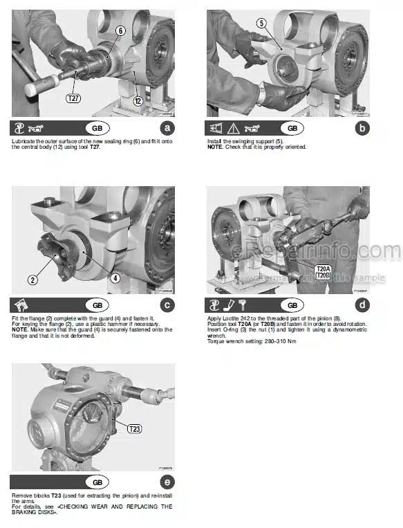 Photo 4 - Manitou MHT860L Serie M-E2 Repair Manual Telescopic Handler