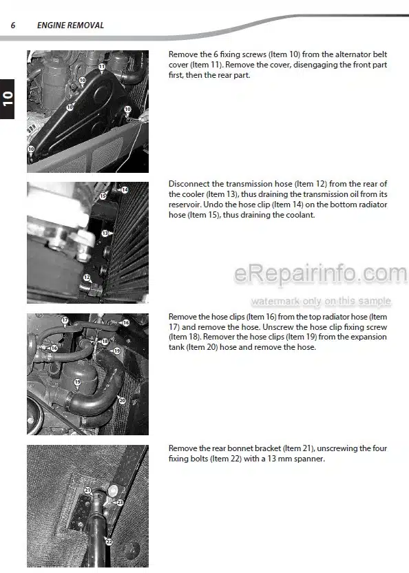 Photo 7 - Manitou MLT634-120LSU MLT735-100LSU MLT735-120LSU Repair Manual Telescopic Handler