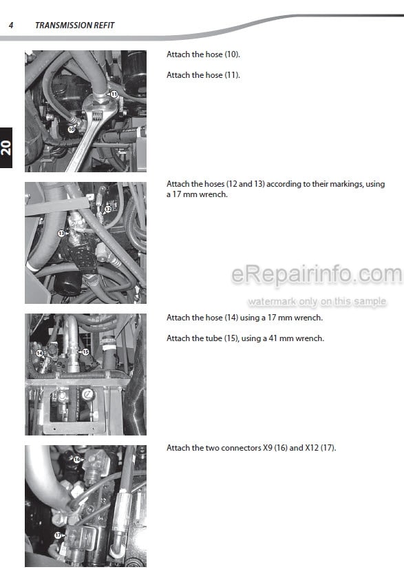 Photo 5 - Manitou MLT741-120H MLT940-120H Series 3-E3 Repair Manual Telescopic Handler