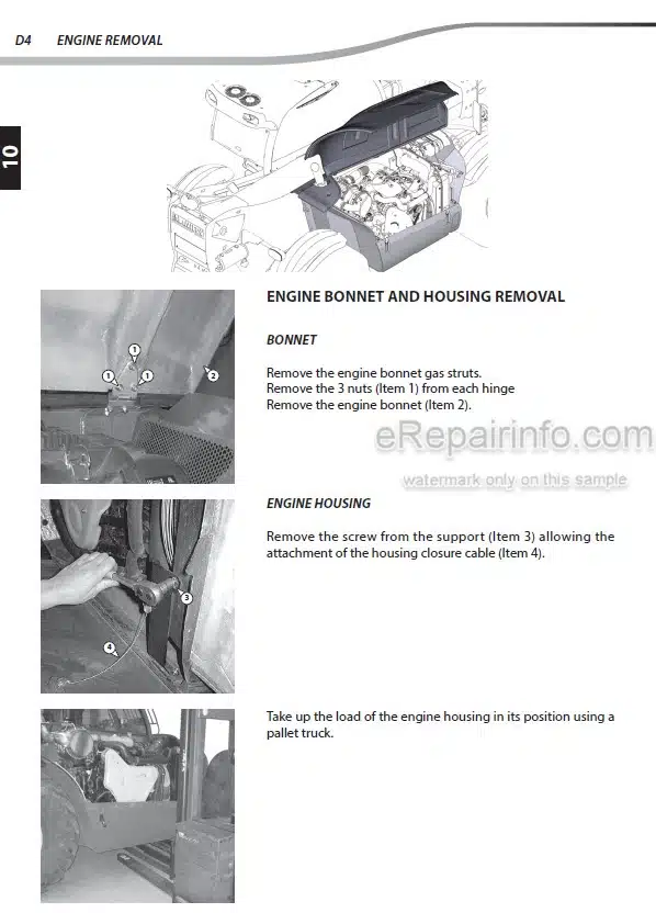 Photo 7 - Manitou ME315 ME316 ME318 ME320 Serie 2 Repair Manual Forklift