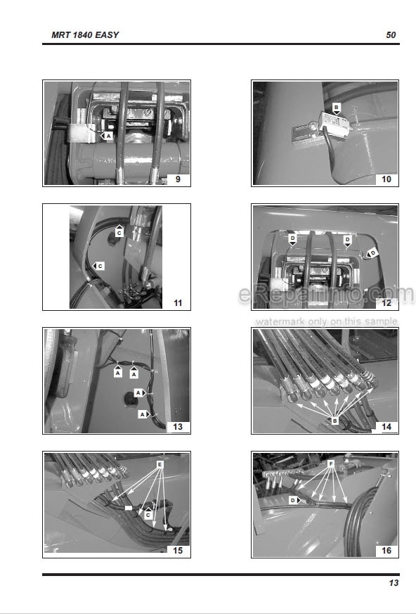 Photo 7 - Manitou MRT3050 PRIVILEGE E3 Repair Manual Telescopic Handler
