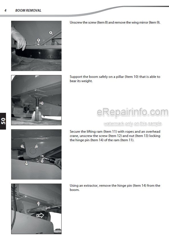 Photo 4 - Manitou MRT3050 PRIVILEGE E3 Repair Manual Telescopic Handler