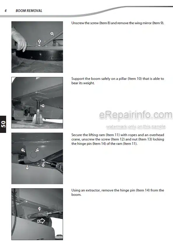 Photo 12 - Manitou MRT3050 PRIVILEGE E3 Repair Manual Telescopic Handler