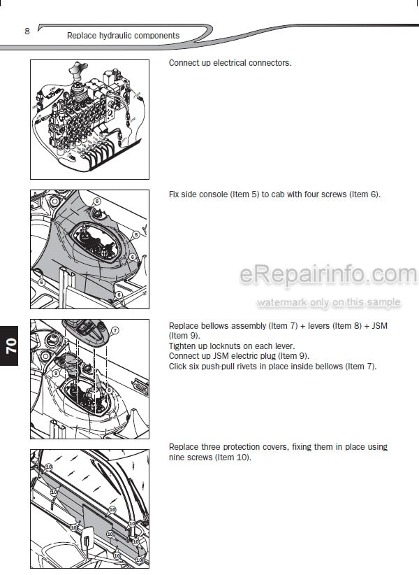 Photo 7 - Manitou MTX732 MTX1030ST Serie D-E3 4-E3 Repair Manual Telescopic Handler