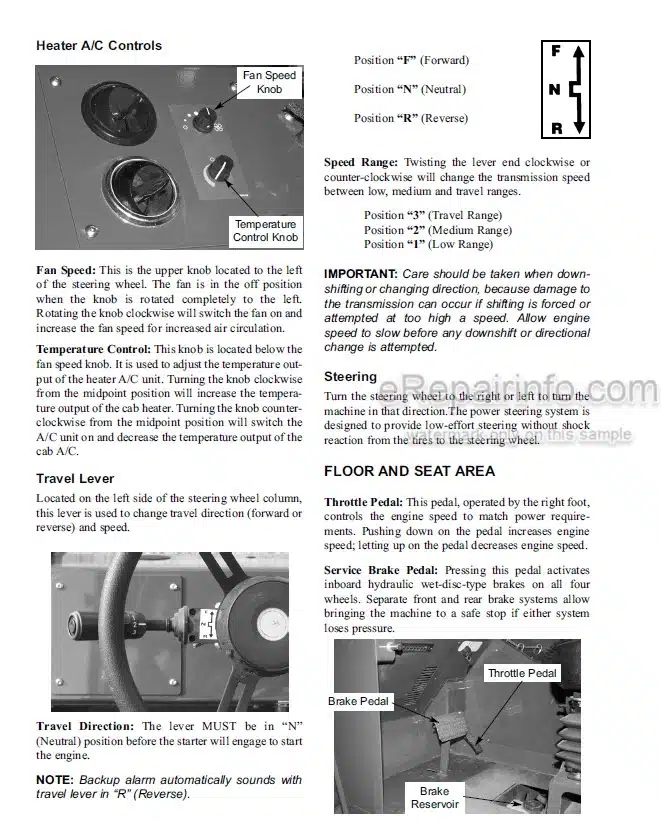 Photo 3 - Manitou MT6034T Operators Manual Telescopic Handler 16251-