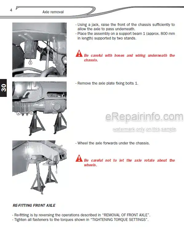 Photo 1 - Manitou MTX732 MTX1030ST Serie D-E3 4-E3 Repair Manual Telescopic Handler