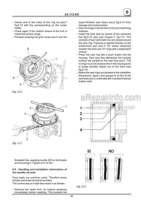Photo 11 - Manitou OMCI Type ASK372 Repair Manual Axle
