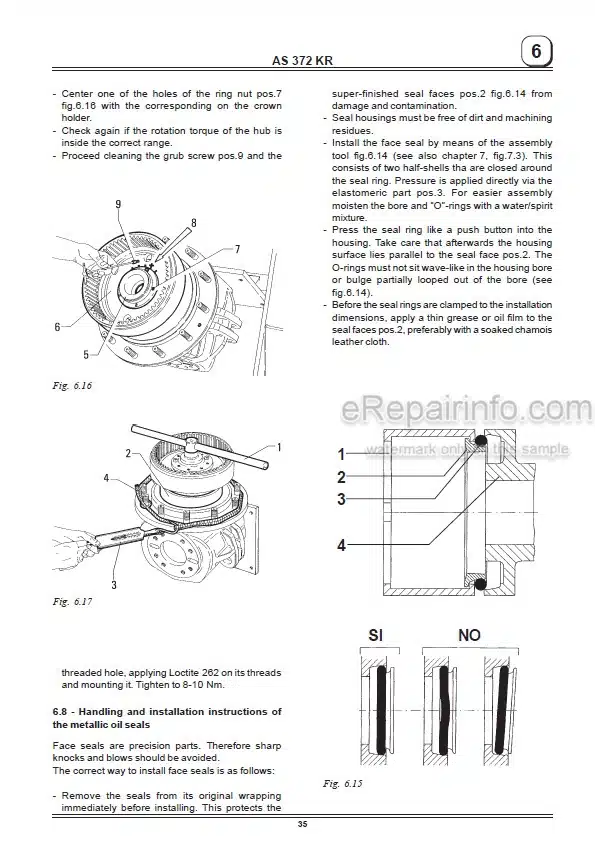 Photo 1 - Manitou OMCI Type ASK372 Repair Manual Axle
