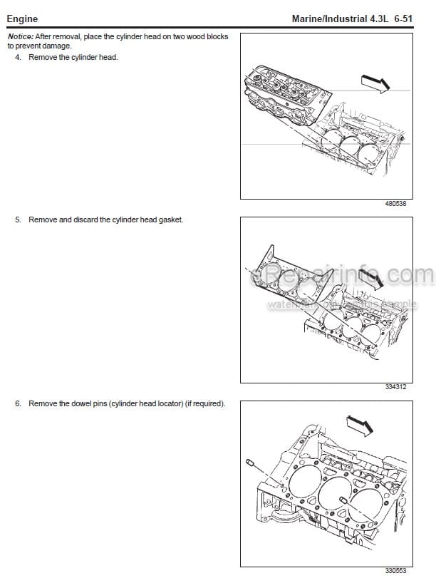 Photo 2 - Manitou PSI4.3L Repair Manual Engine