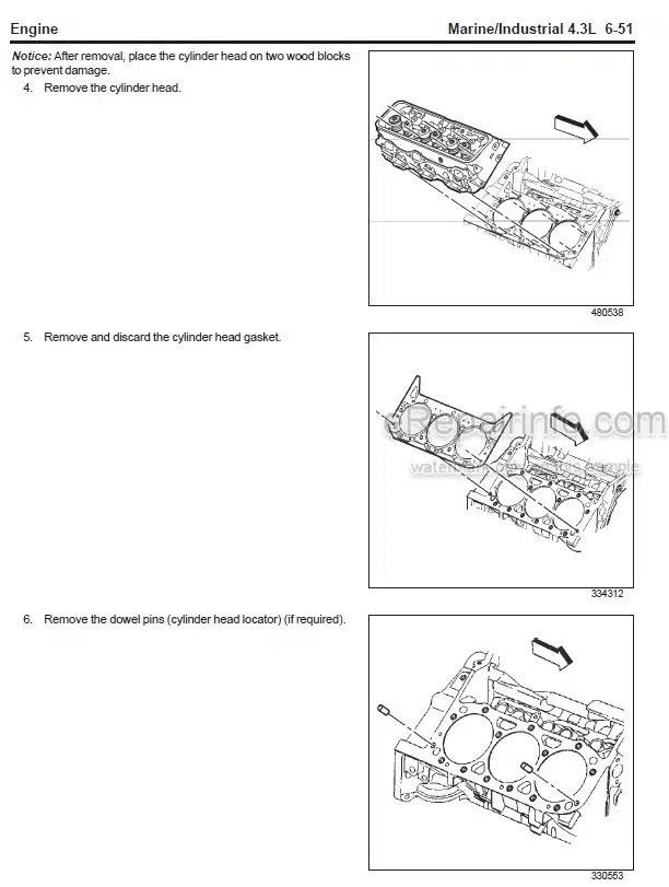 Photo 3 - Manitou PSI4.3L Repair Manual Engine