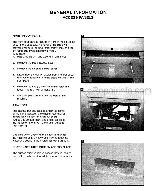 Photo 6 - Mustang 2042 2044 2054 Service Manual Skid Steer Loader