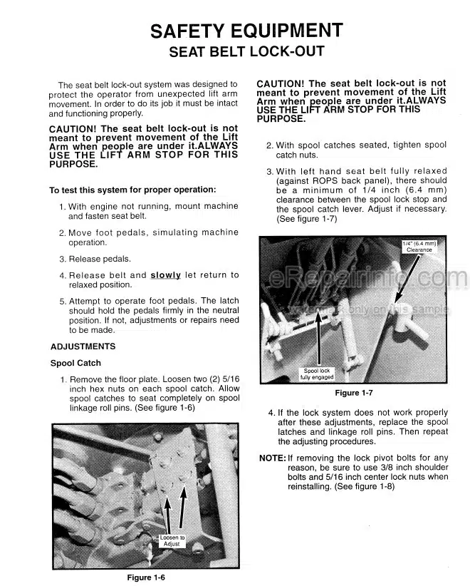 Photo 7 - Mustang 920 930A Service Manual Skid Steer Loader
