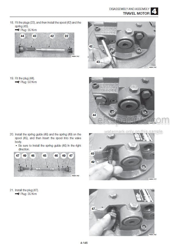 Photo 5 - Mustang MTL320 Service Manual Compact Track Loader