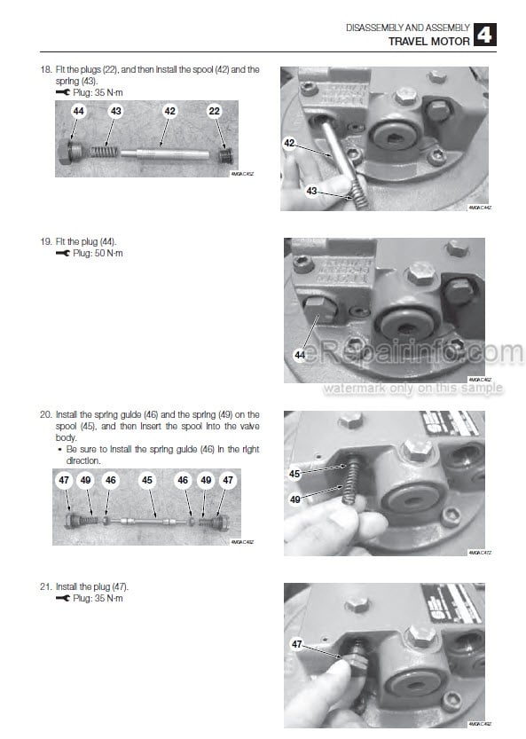 Photo 4 - Mustang MTL325 Service Manual Compact Track Loader