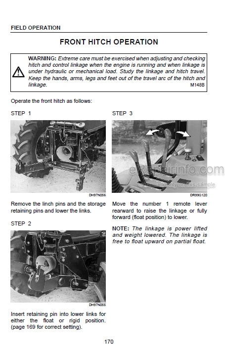 Photo 2 - Case IH MX80C MX90C MX100C Operators Manual Tractor JJE1053083-