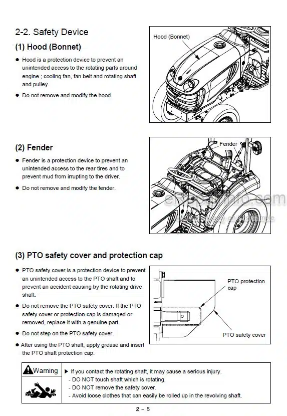 Photo 7 - Case IH MX150 MX170 Operators Manual Tractor