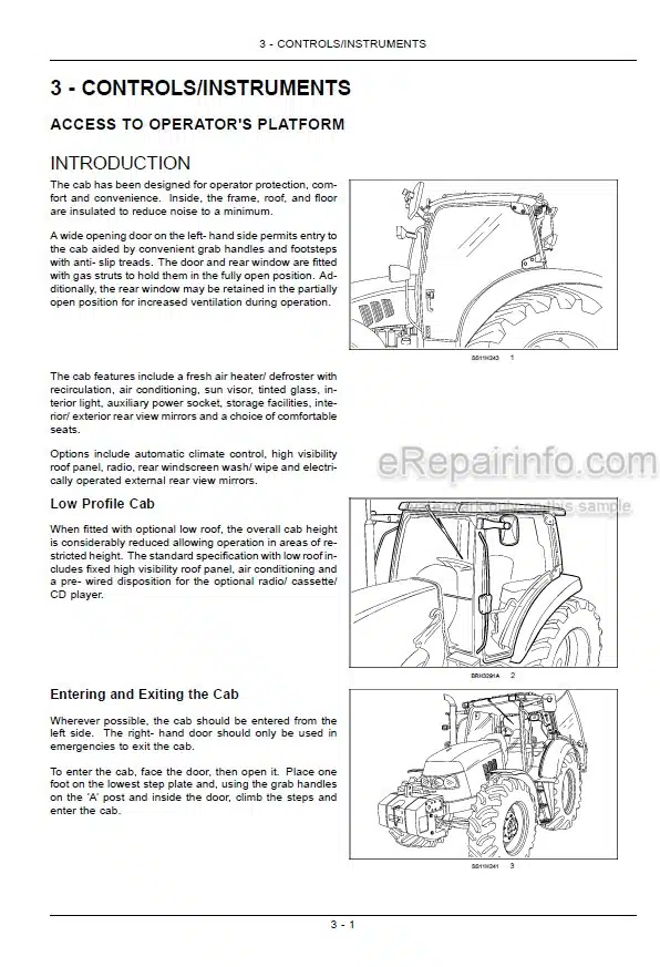 Photo 7 - Case IH Maxxum 110 120 130 115 125 140 Operators Manual Tractor