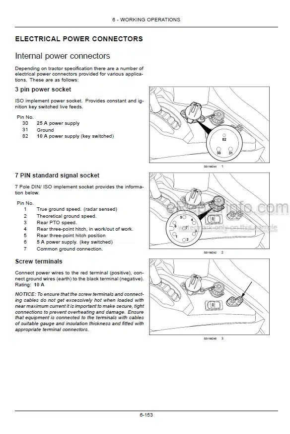 Photo 7 - Case IH Maxxum 115 125 135 145 150 Stage IV Operators Manual Tractor KEH5001-