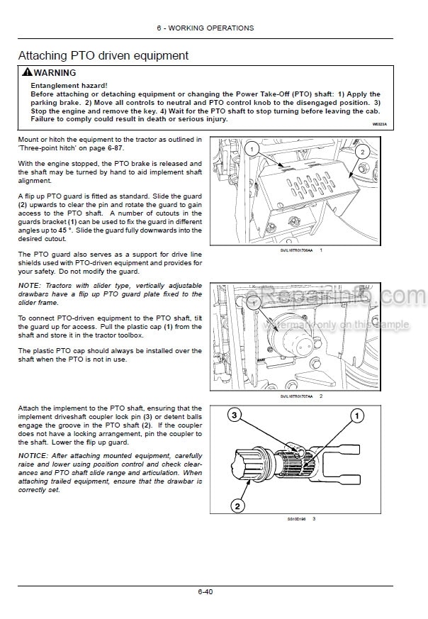 Photo 5 - Case IH Maxxum 115 125 135 145 150 Stage IV Operators Manual Tractor
