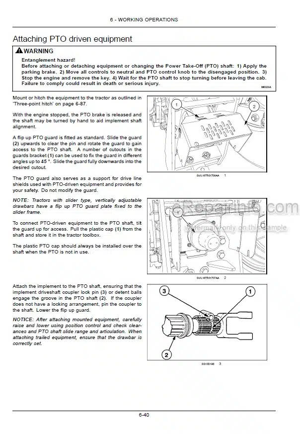 Photo 3 - Case IH Maxxum 115 125 135 145 150 Stage IV Operators Manual Tractor