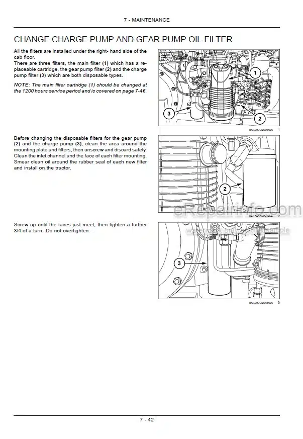 Photo 6 - Case IH V VC VI VO Operators Manual And Parts List Tractor