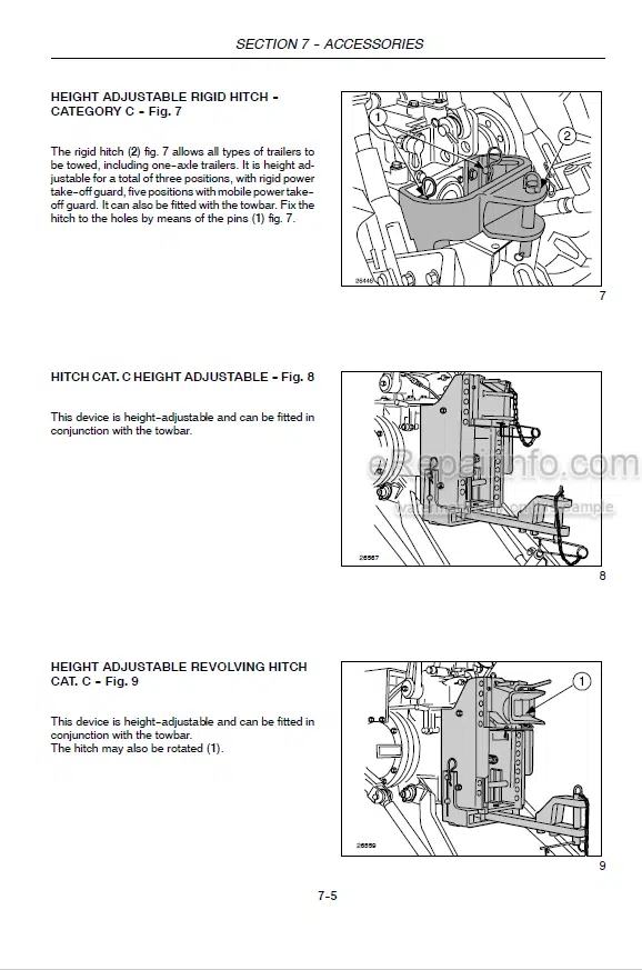 Photo 2 - Case IH Quantum 65V 75V 85V 95V 75N 85N 95N Operators Manual Tractor