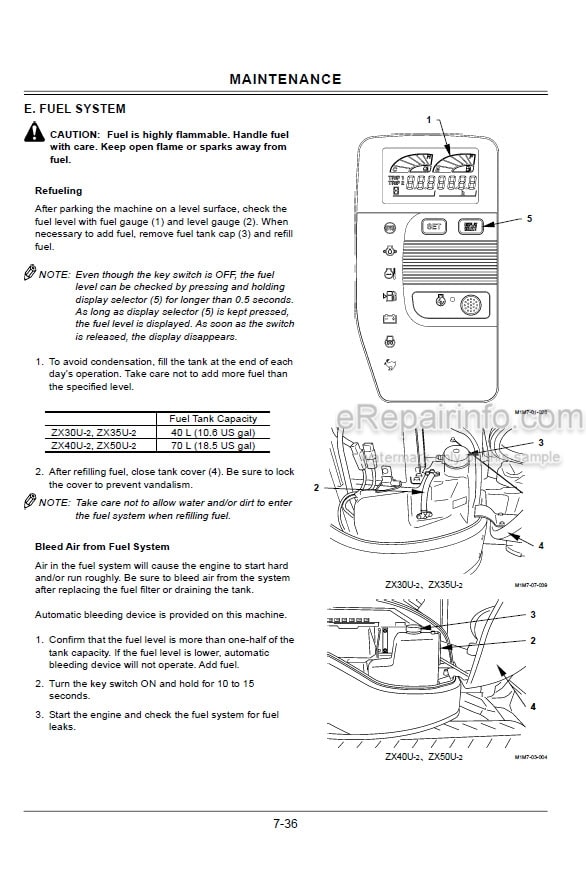 Photo 7 - Hitachi 6WG1 Engine Manual Engine Engine Electronic Control And Fuel Injection System