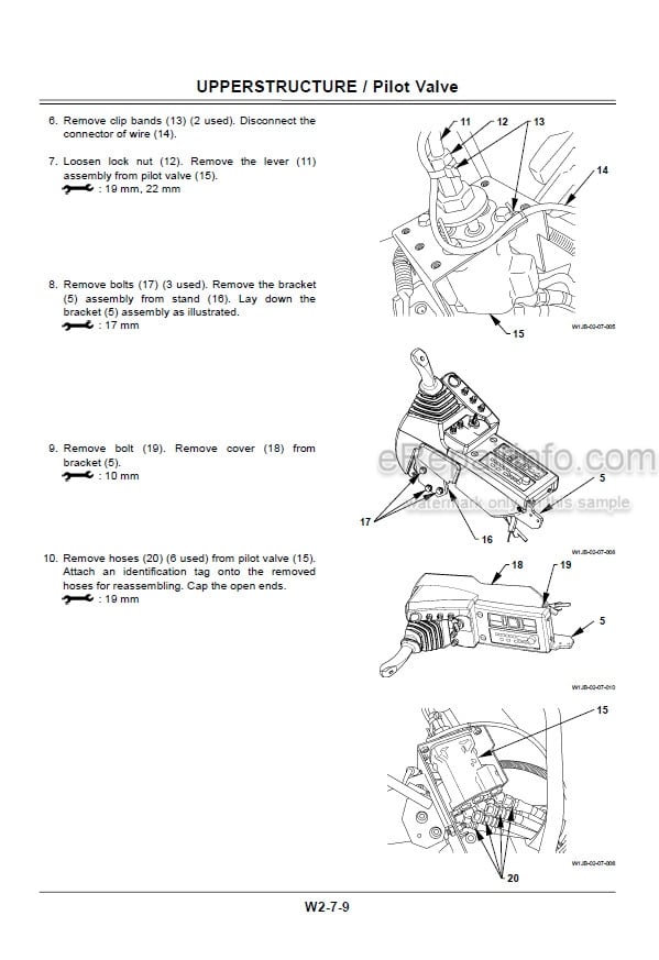 Photo 4 - Hitachi Zaxis 650LC-3 670LCH-3 Technical And Workshop Manual Hydraulic Excavator