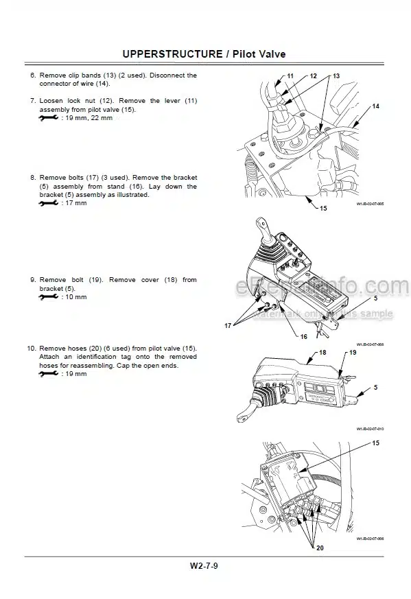 Photo 7 - Hitachi Zaxis 450-3 500-3 Standard Training Text Hydraulic Excavator