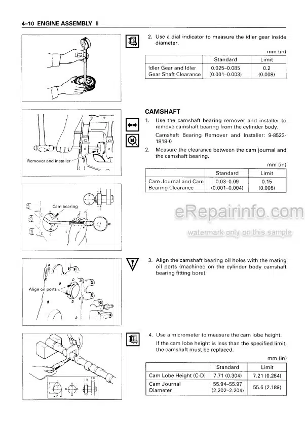 Photo 6 - Hitachi Zaxis ZX180 Workshop Manual Excavator