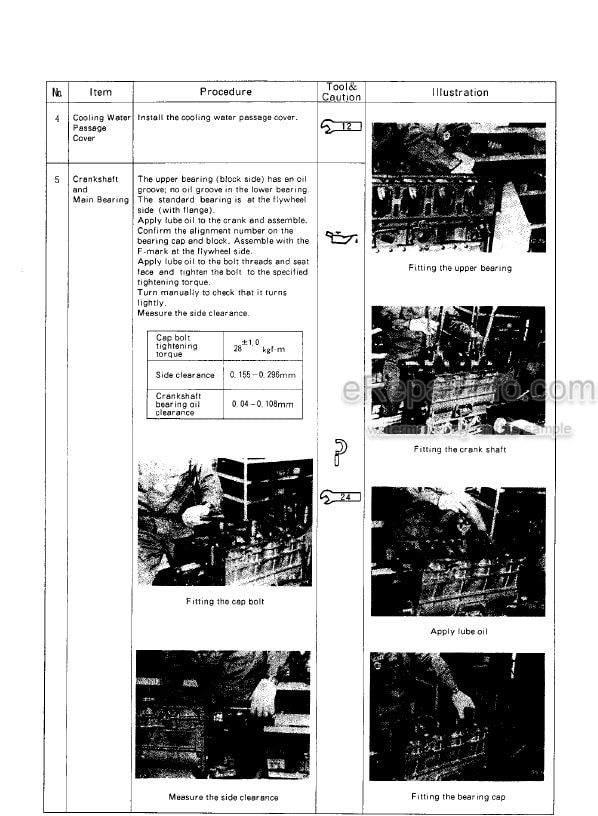 Photo 7 - Yanmar B55W-1 Shop Manual Wheeled Excavator 1001-