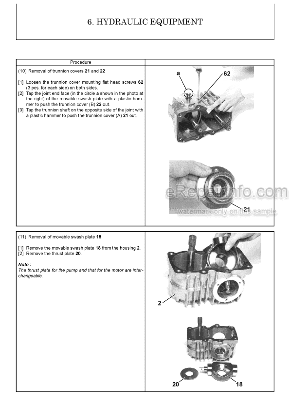 Photo 12 - Yanmar C12R 3WD Service Manual Crawler Carrier