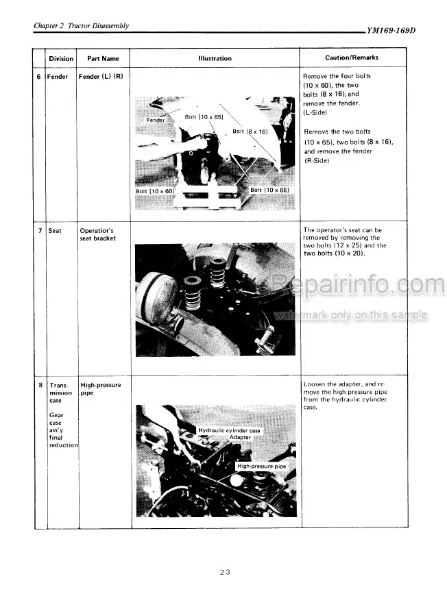 Photo 7 - Yanmar 4BY-150 4BY-180 6BY-220 6BY-260 Service Manual Marine Engine