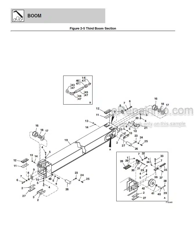 Photo 5 - JLG Lull 6E-42 944E-42 Illustrated Parts Manual Telehandler SN 17569 thru 20123 And 0160002514 And After