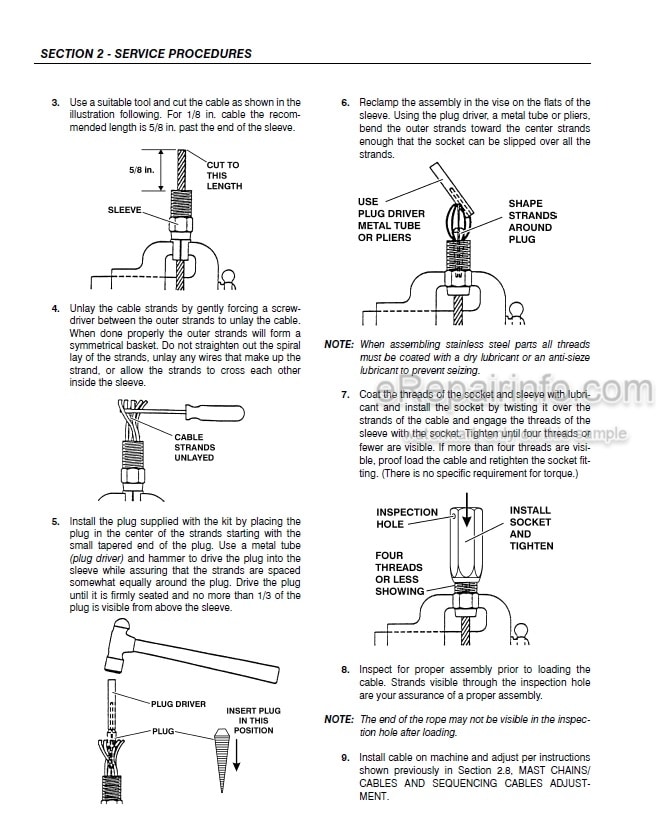 Photo 12 - JLG 15ELI Service And Maintenance Manual Vertical Mast