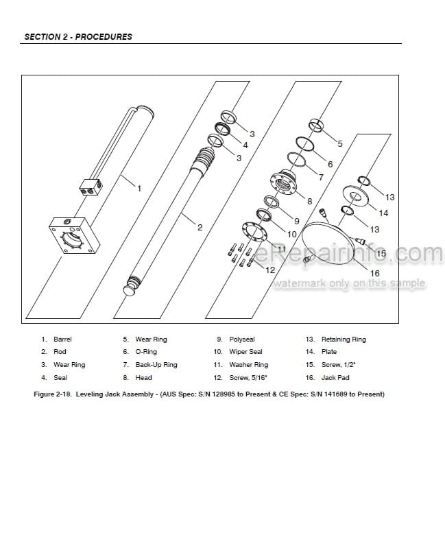 Photo 6 - JLG 260MRT Service And Maintenance Manual Scissor Lift